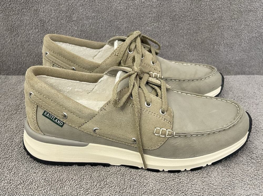 Eastland Leap Trainer Boat shoes Women's Size 8.5 Beige